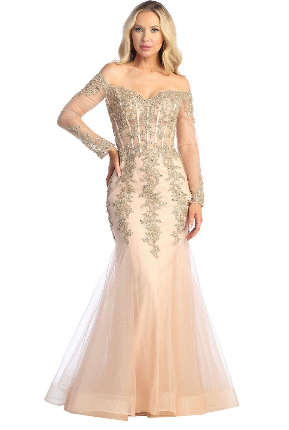 Let's Evening Gown 7828L