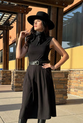 Georgina Midi Dress Black
