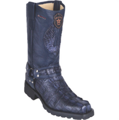 Men's Los Altos Caiman Tail Biker Boots