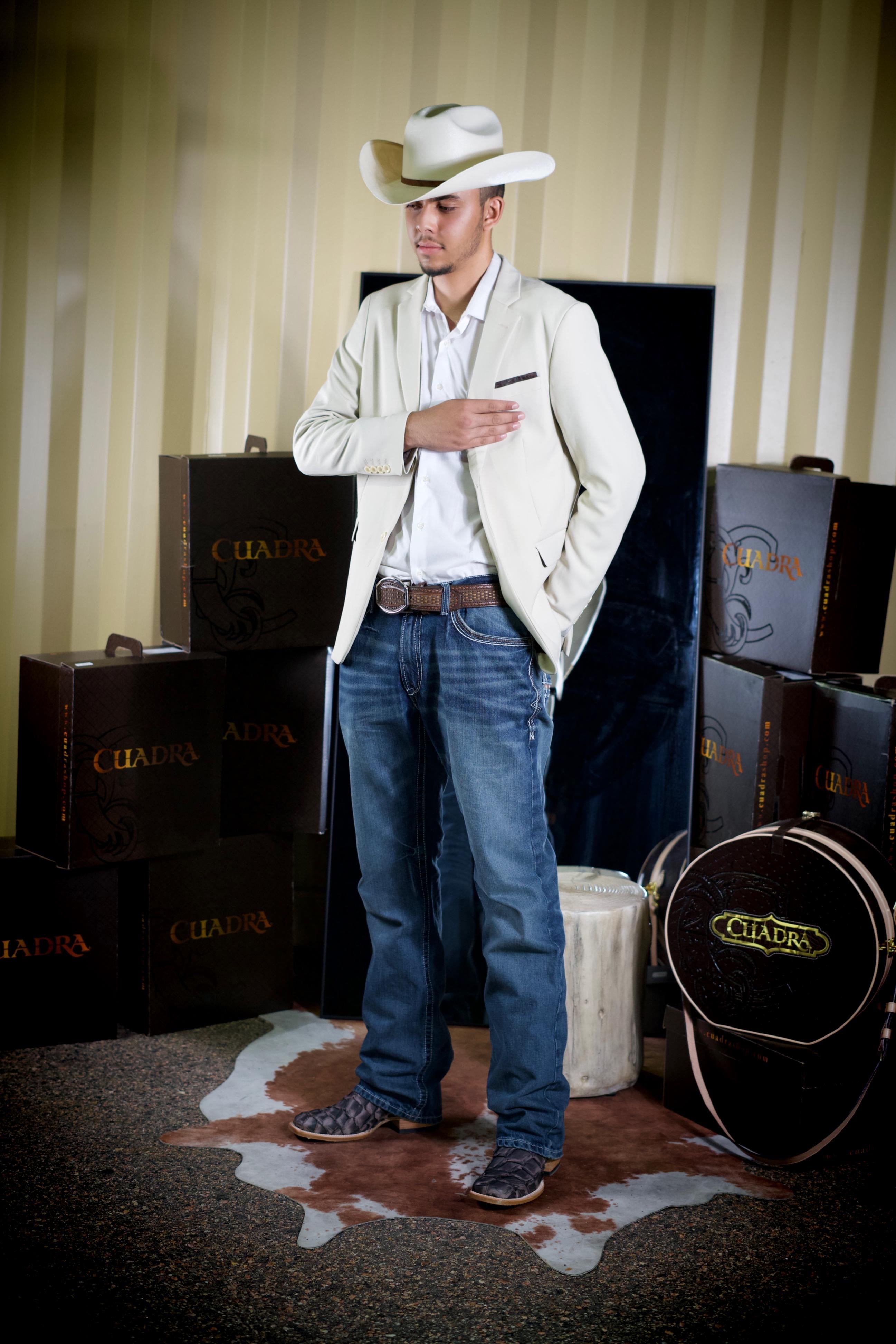Men's Platini Beige Western Blazer
