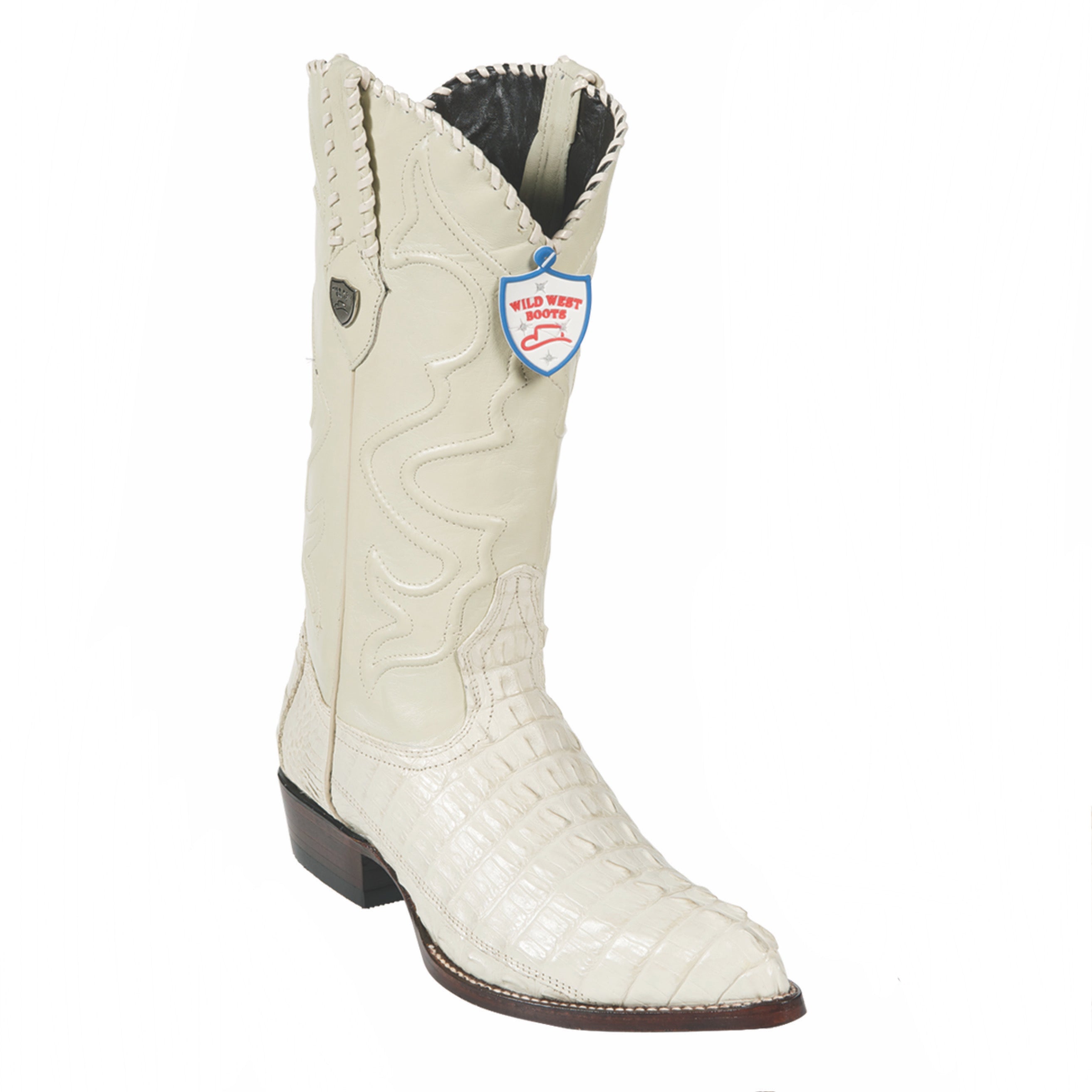 Men's Wild West Caiman Tail Boots J Toe