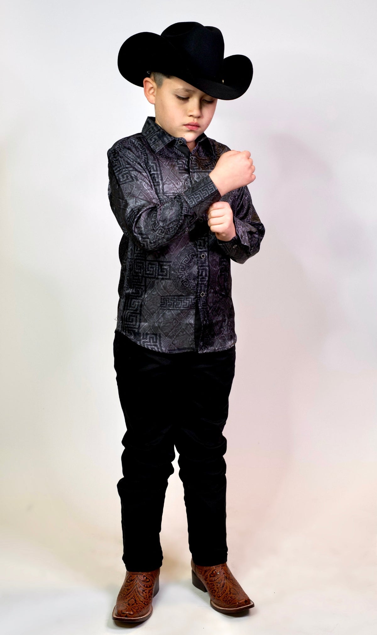 Víctor Black Dress Shirt
