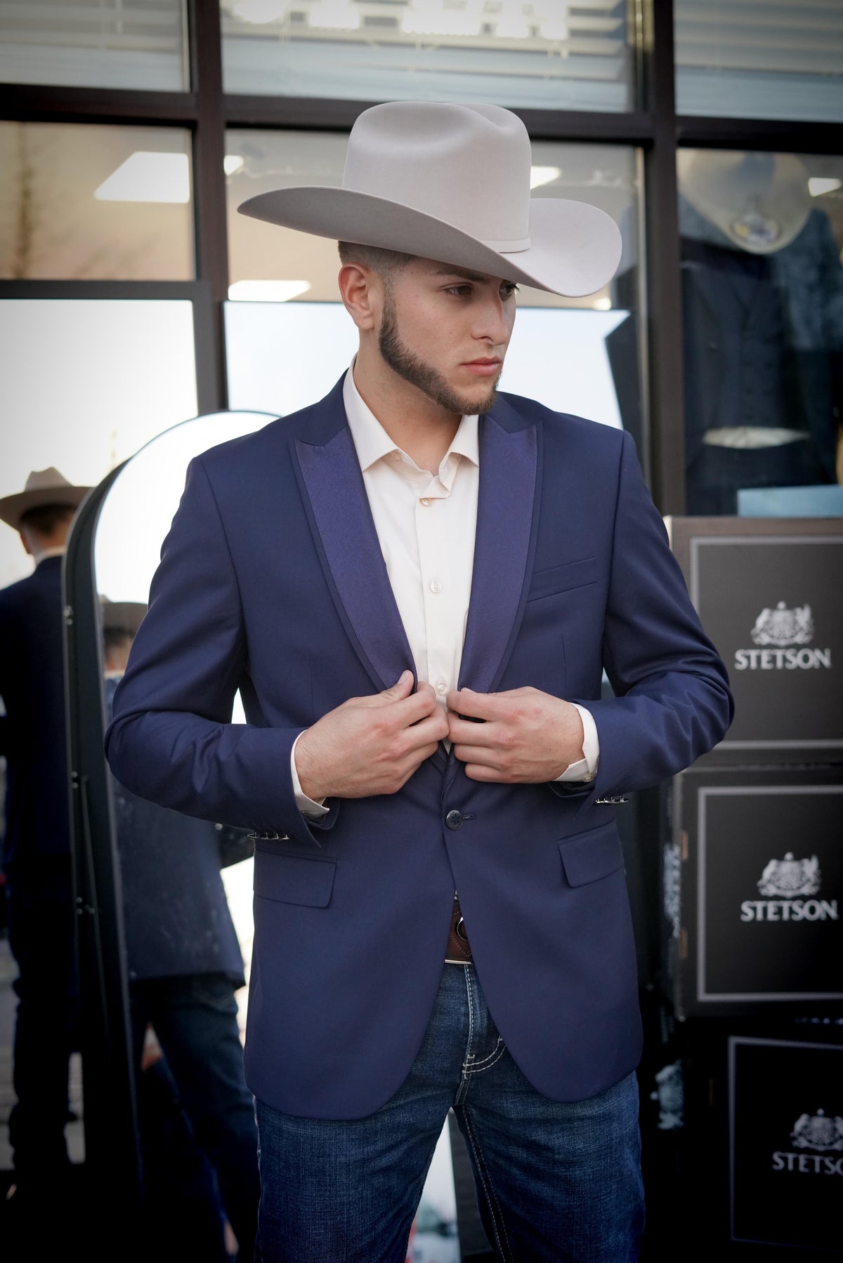 El Azul Western Luxury Suit-Moreno Collective