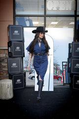 Jennifer Denim Midi Dress