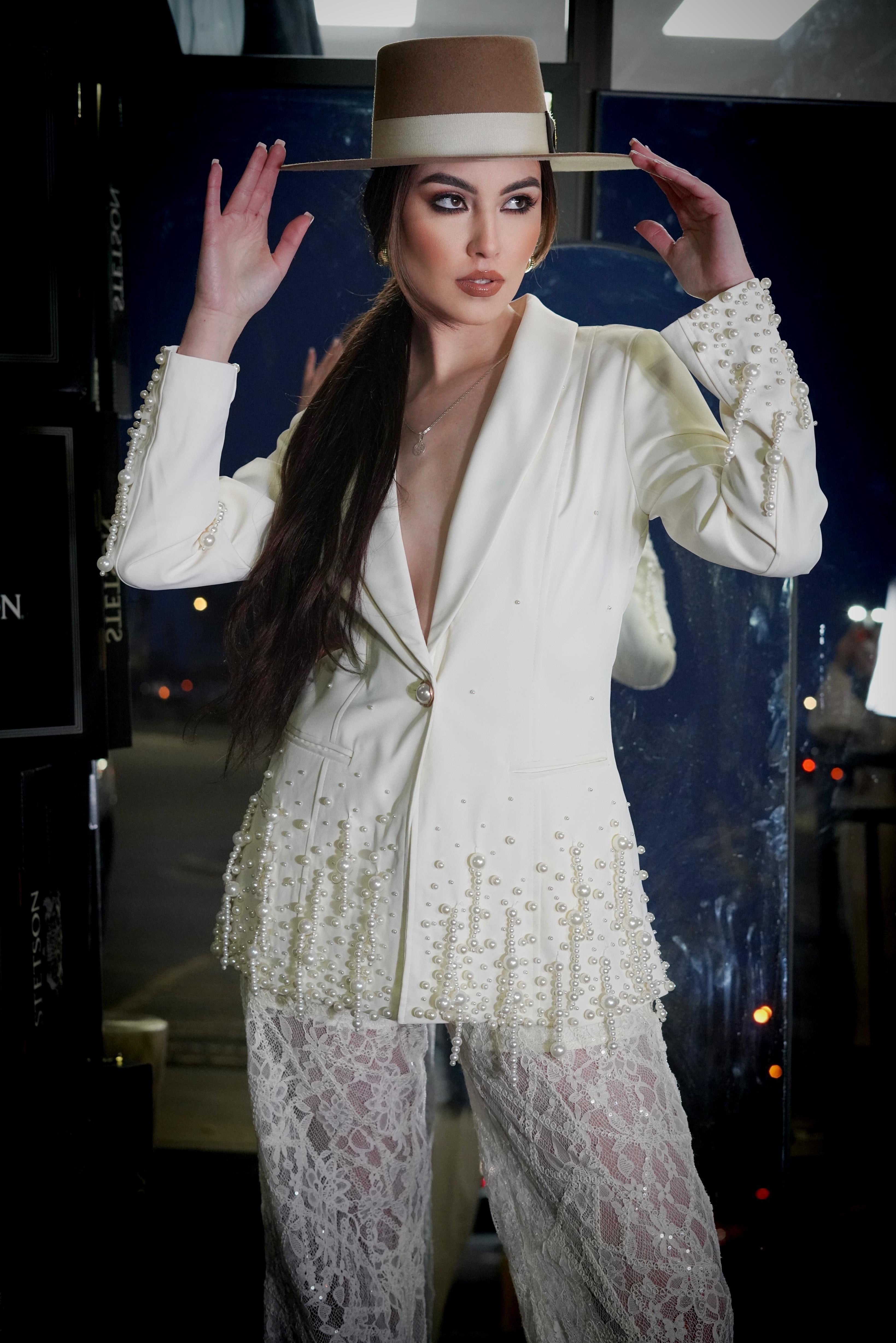 Perla Blazer Ivory