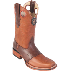 Men's Los Altos PullUp Boots With Saddle Square Toe