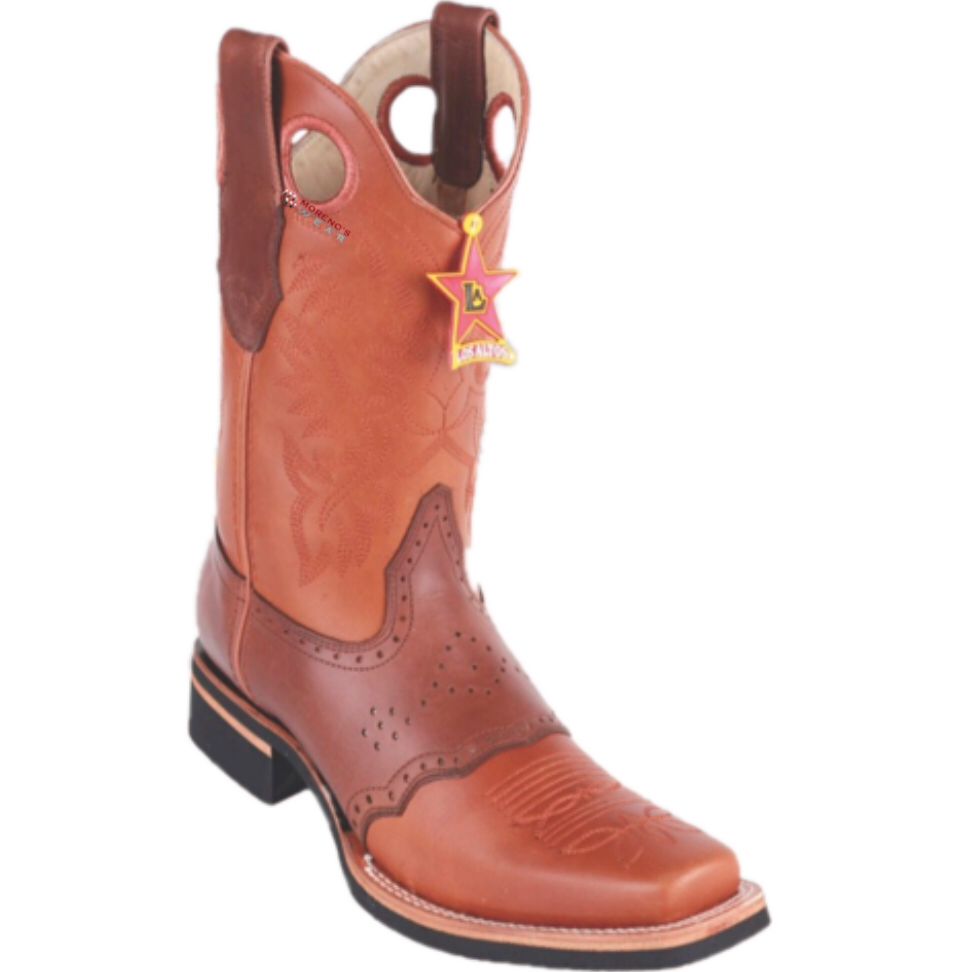 Men's Los Altos Rage Boots With Saddle Square Toe (Rubber Sole)