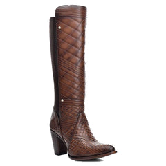 Cuadra Honey Embroidery Tall Boots