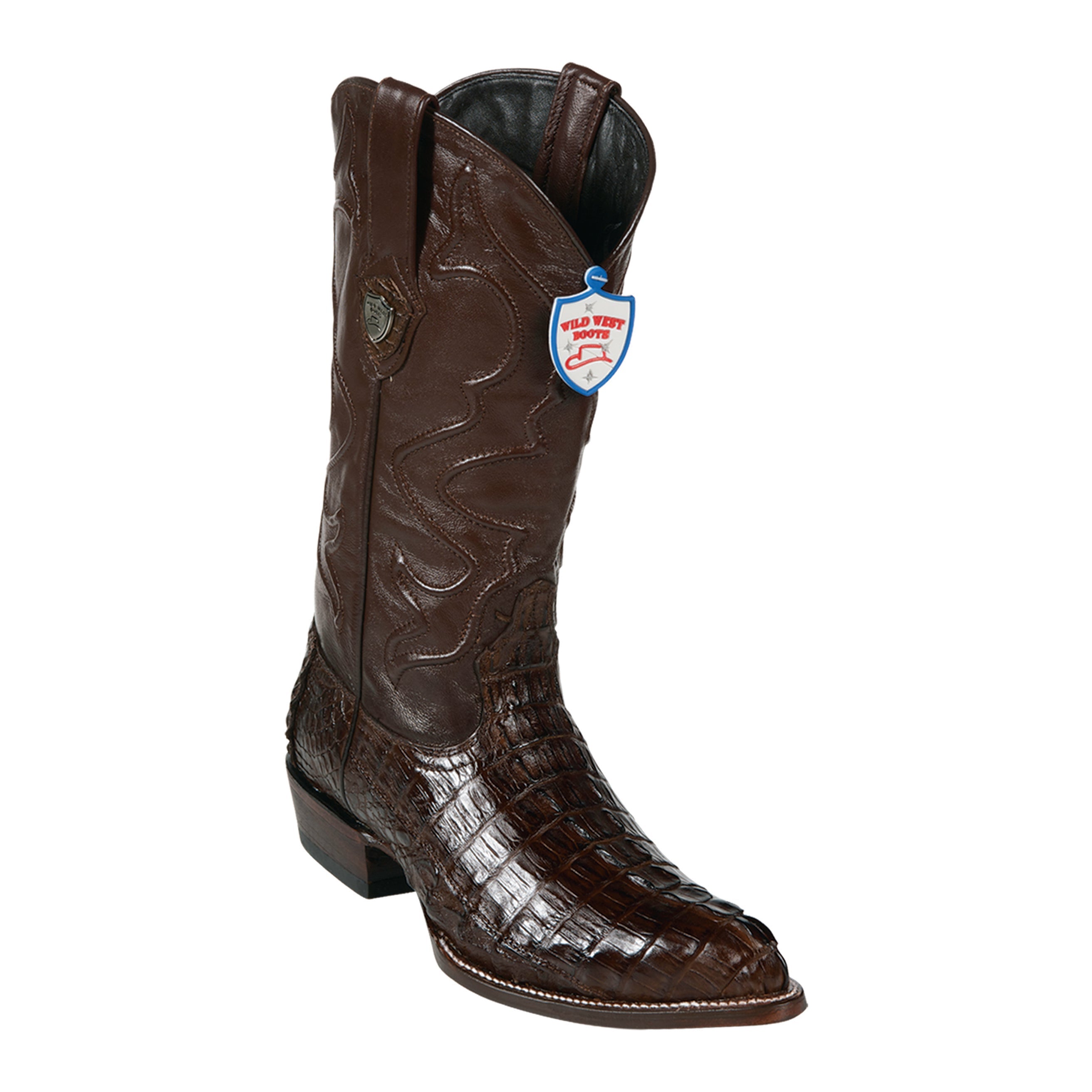 Men's Wild West Caiman Tail Boots J Toe