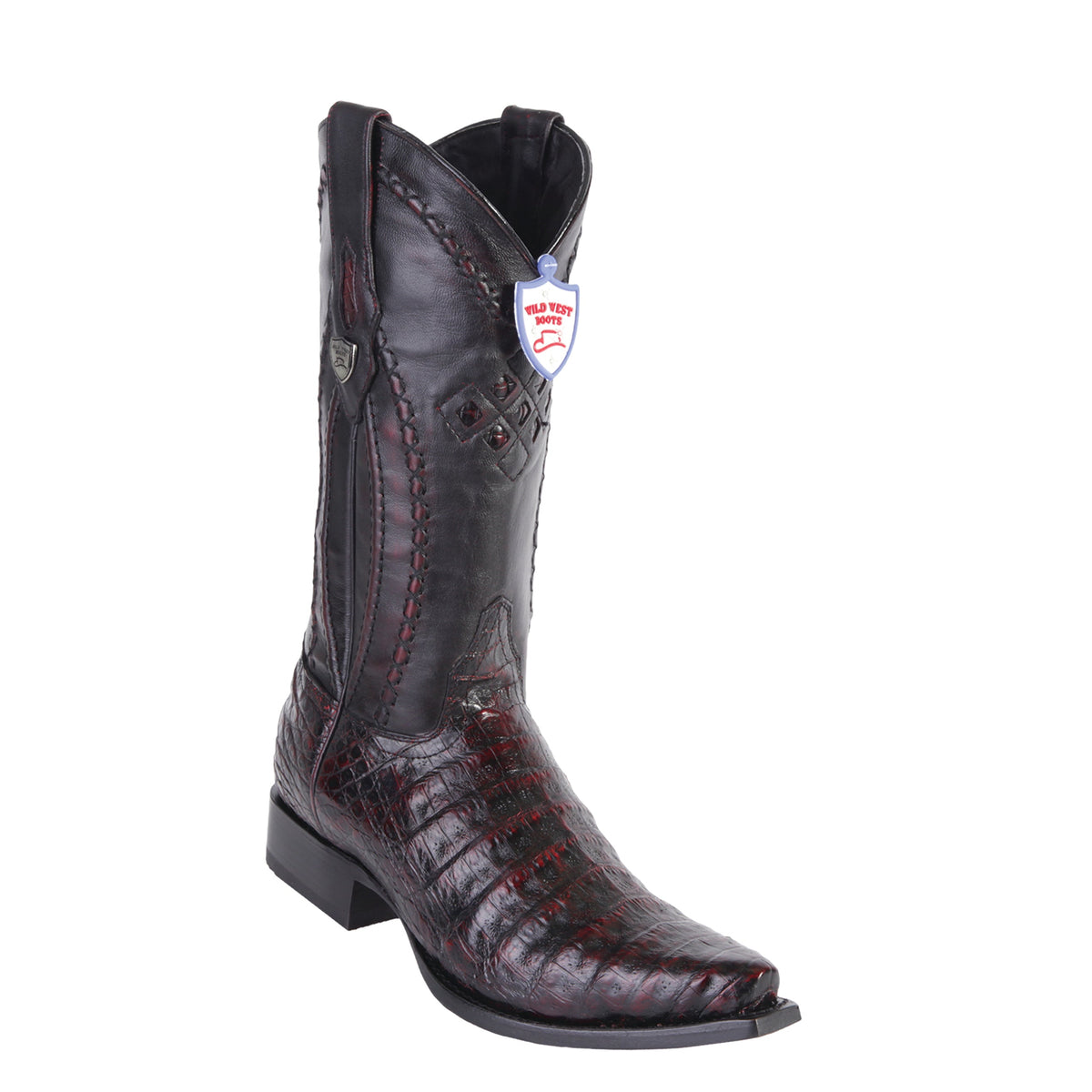 Men's Wild West Caiman Belly Boots Snip Toe