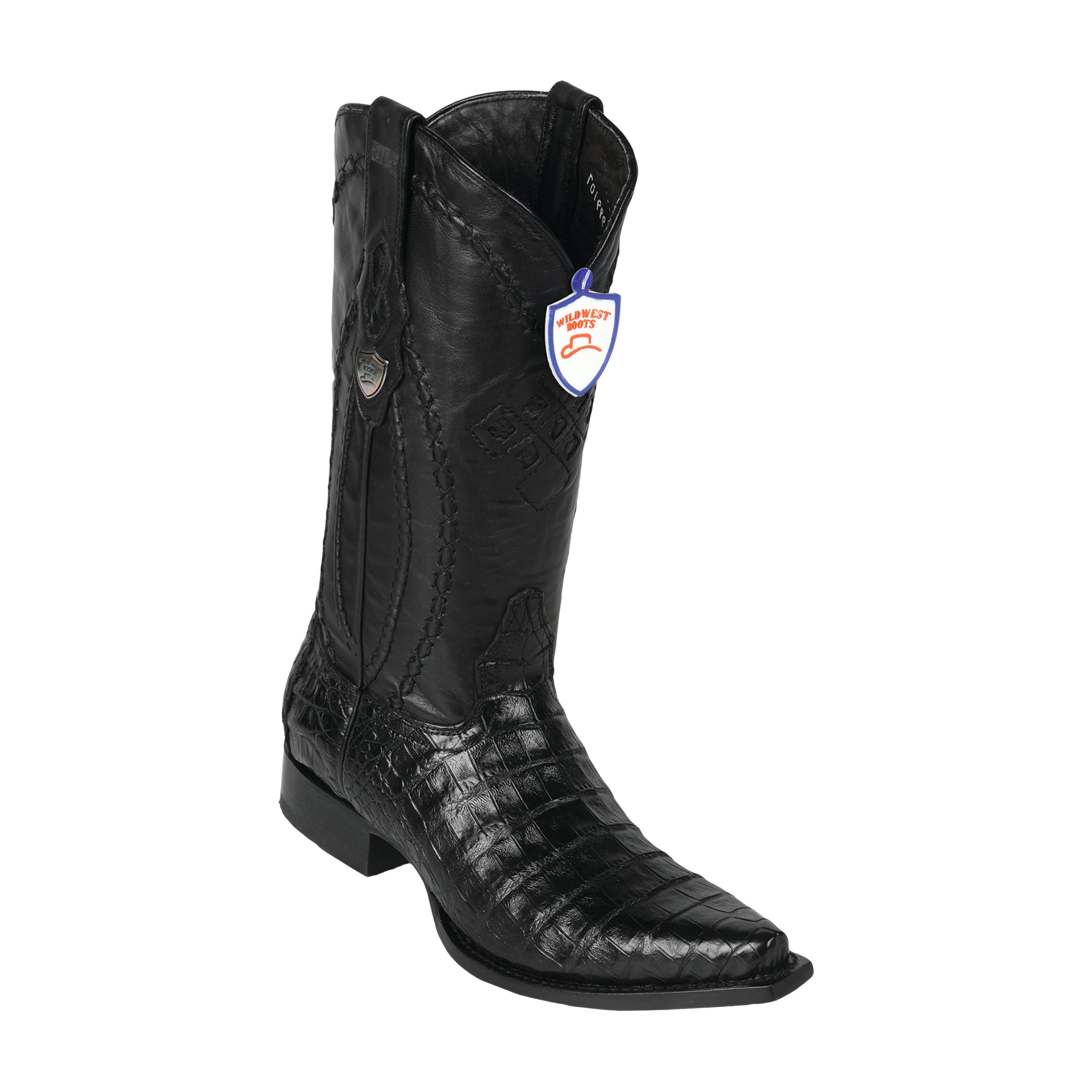 Men's Wild West Caiman Belly Boots Snip Toe