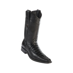 Men's Wild West Caiman Belly With Deer Boots European Square Toe