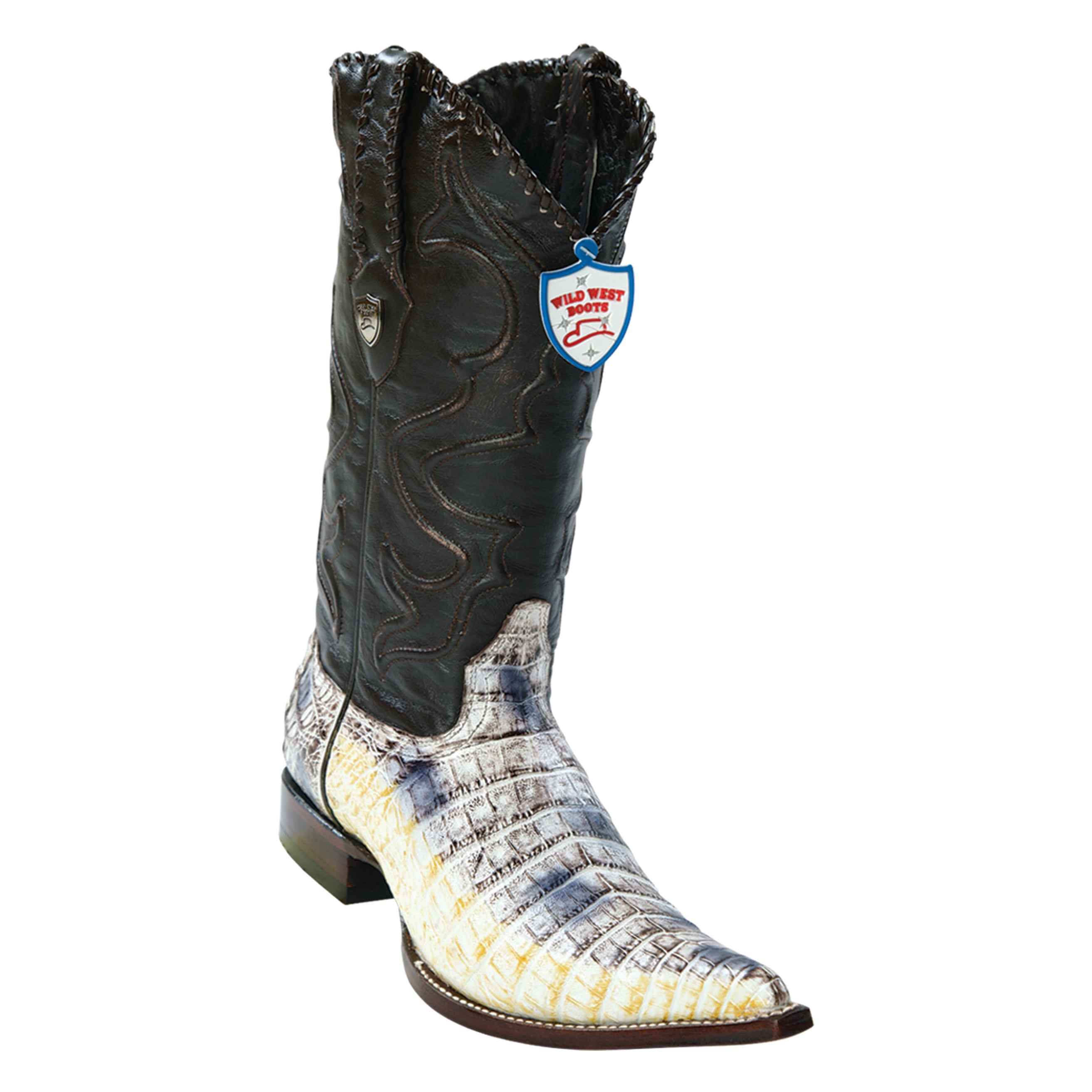 Men's Wild West Caiman Belly Boots 3x Toe