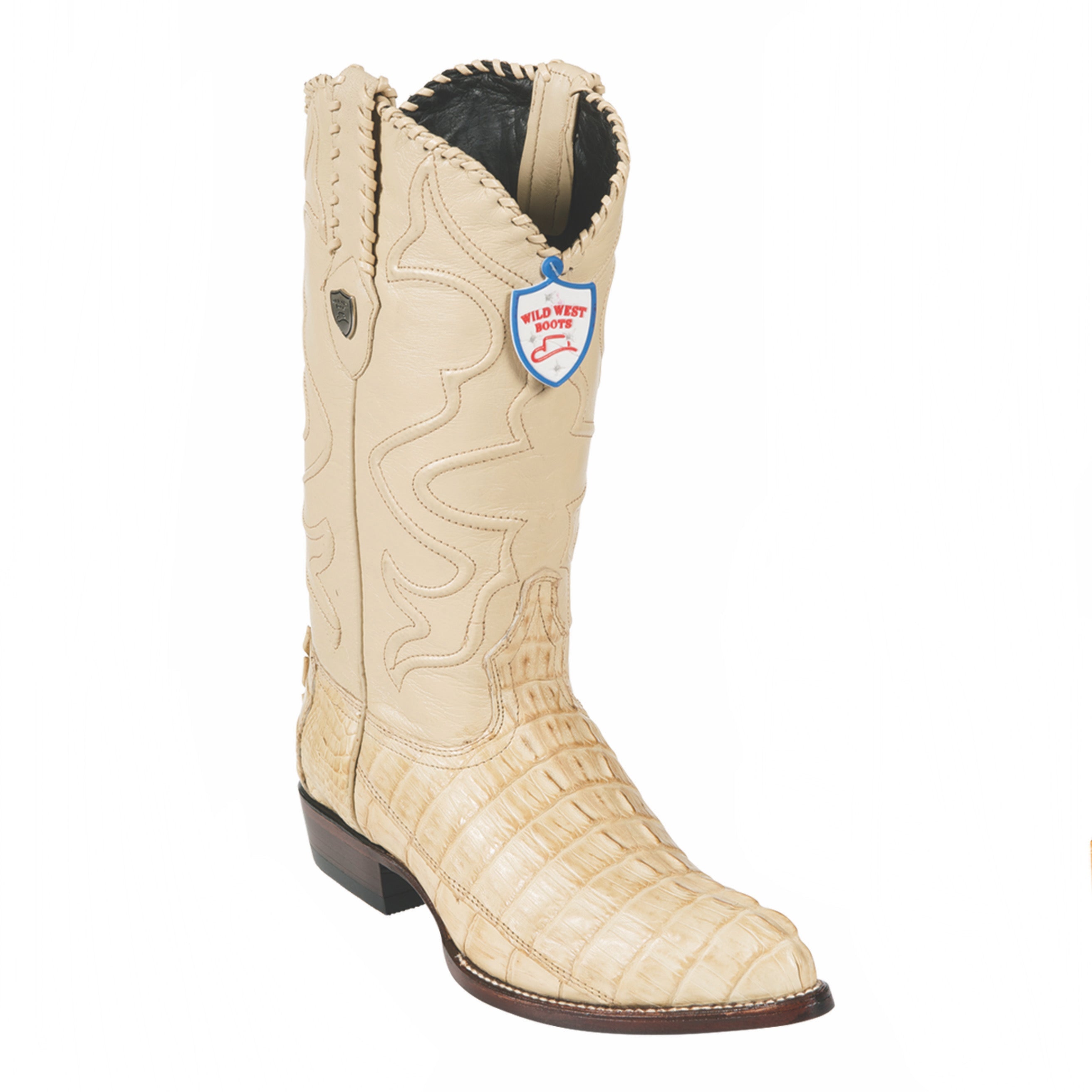 Men's Wild West Caiman Tail Boots J Toe