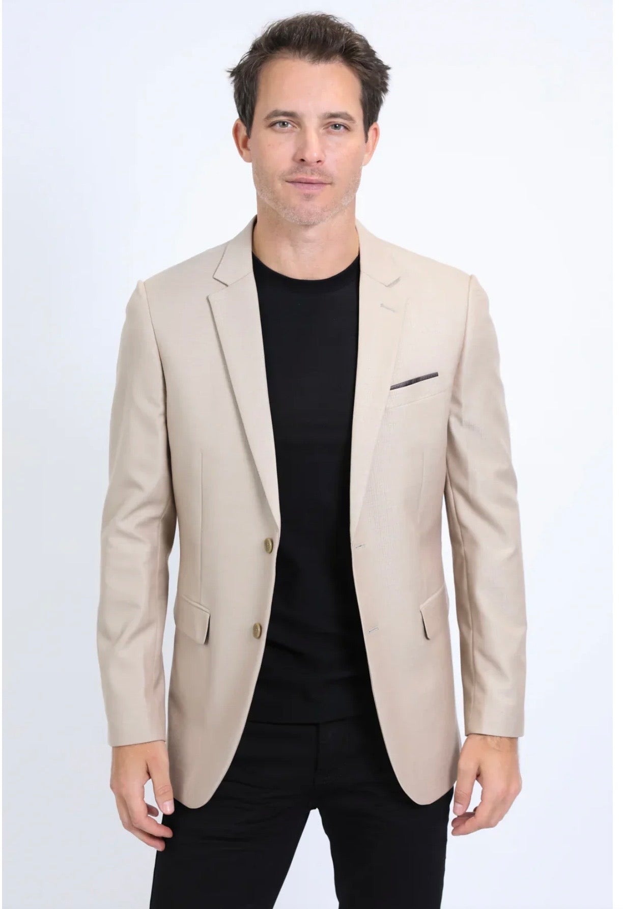 Men's Platini Khaki Western Blazer