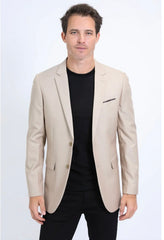 Men's Platini Khaki Western Blazer