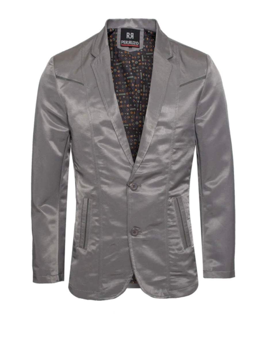 Men's Western Grey Blazer