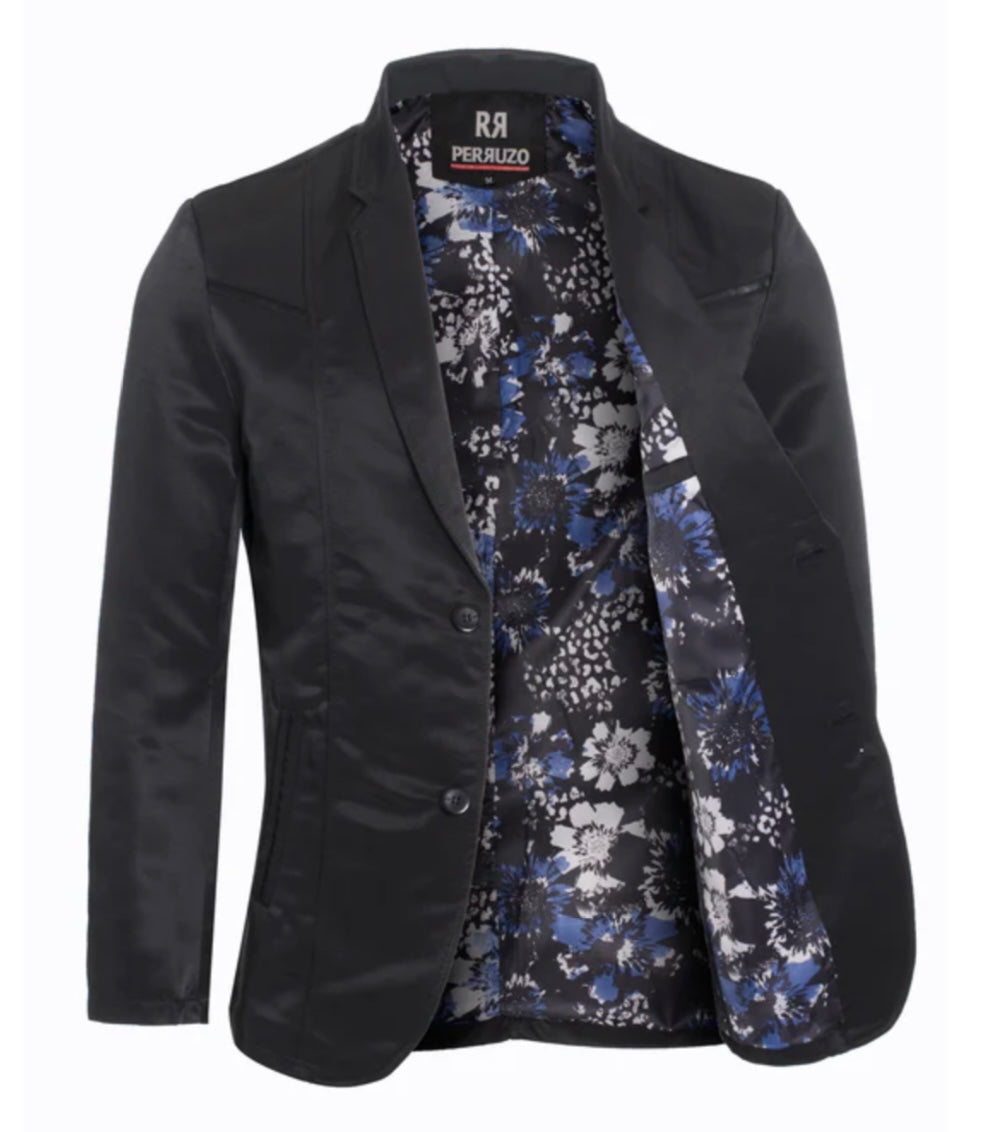 Men's Western Black Blazer