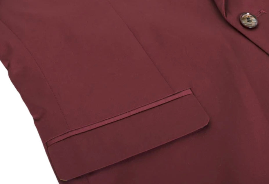 Men's Burgundy Blazer