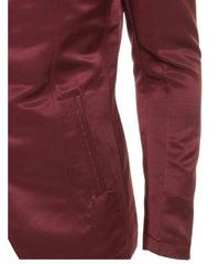 Men's Western Burgundy Blazer