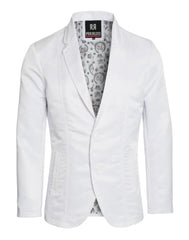 Men's Western White Blazer