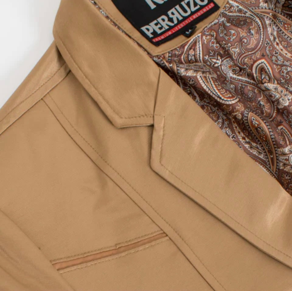 Men's Western Khaki Blazer