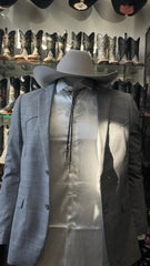 Men's Platini Werstern Silver Blazer