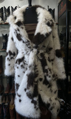 MarGua Cowhide Fur Coat