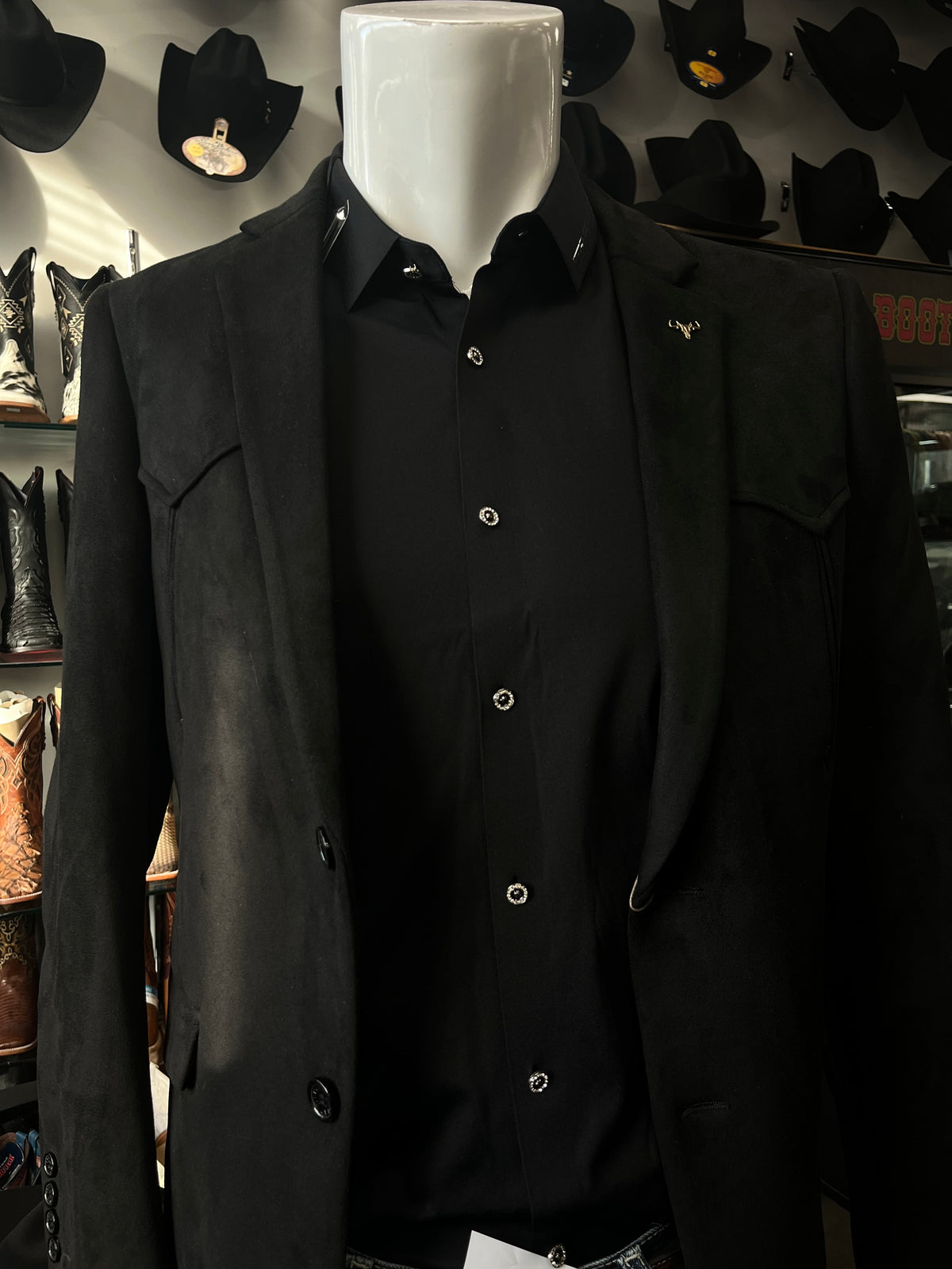 Men's Platini Western Faux Suede Blazer