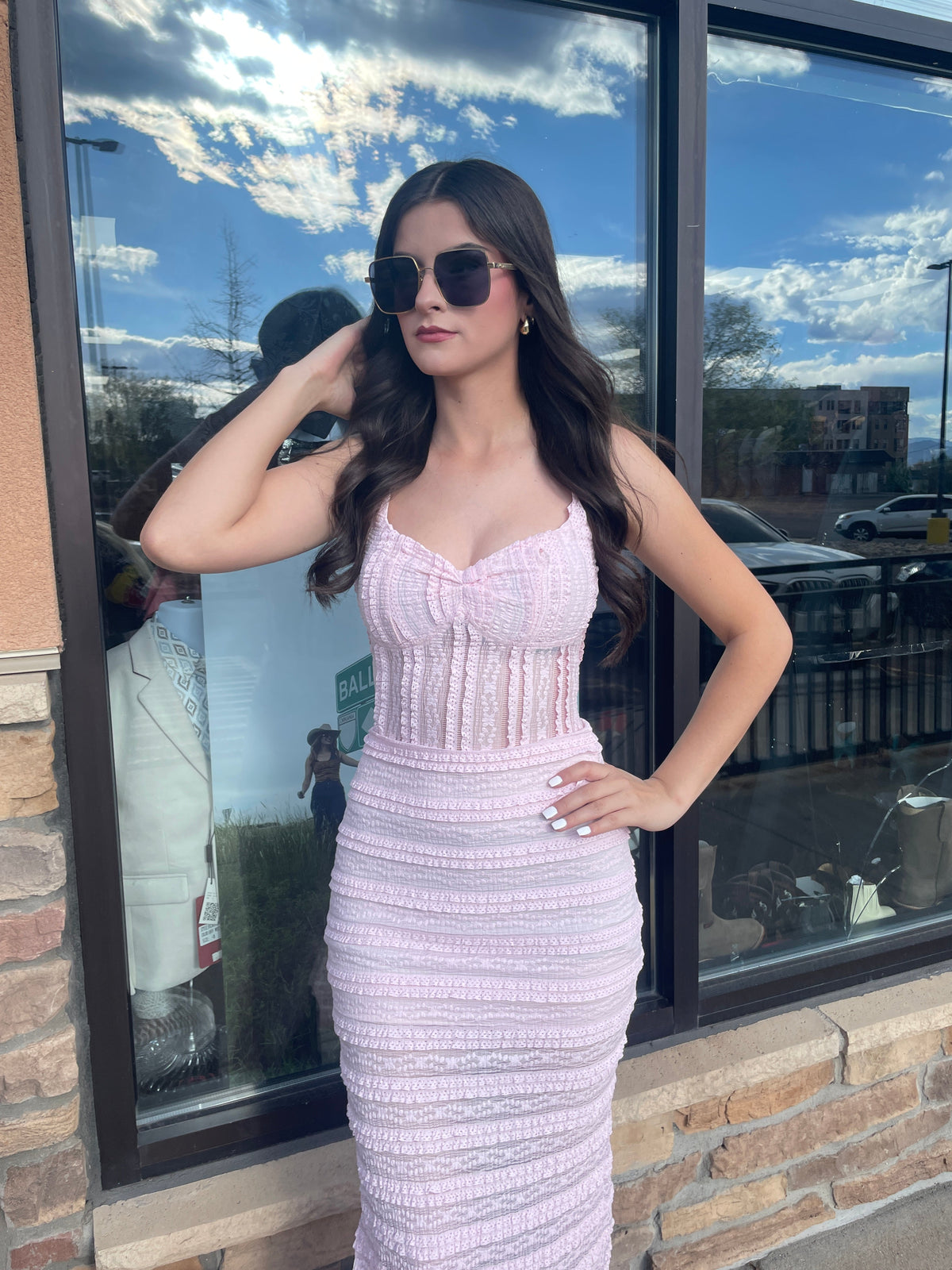 Bella Dress Bubblegum