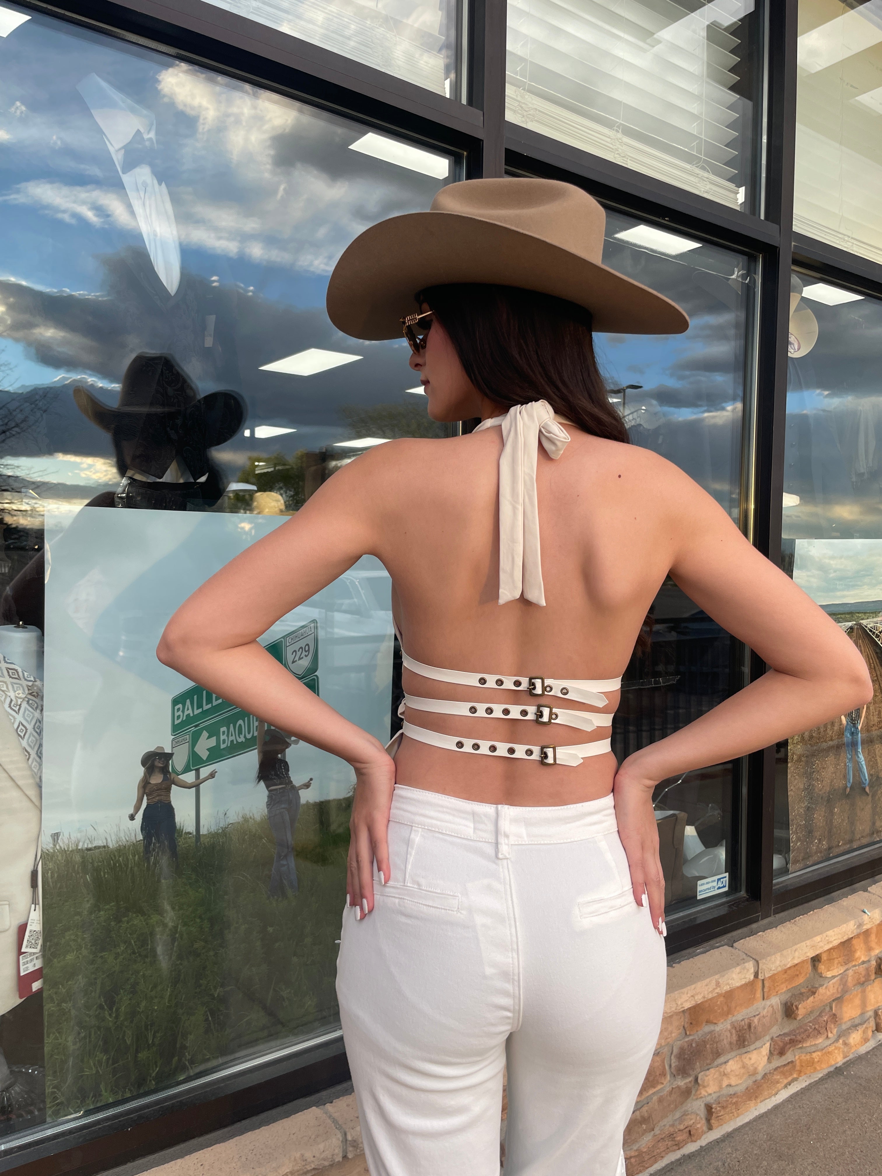 Steph Top Ivory