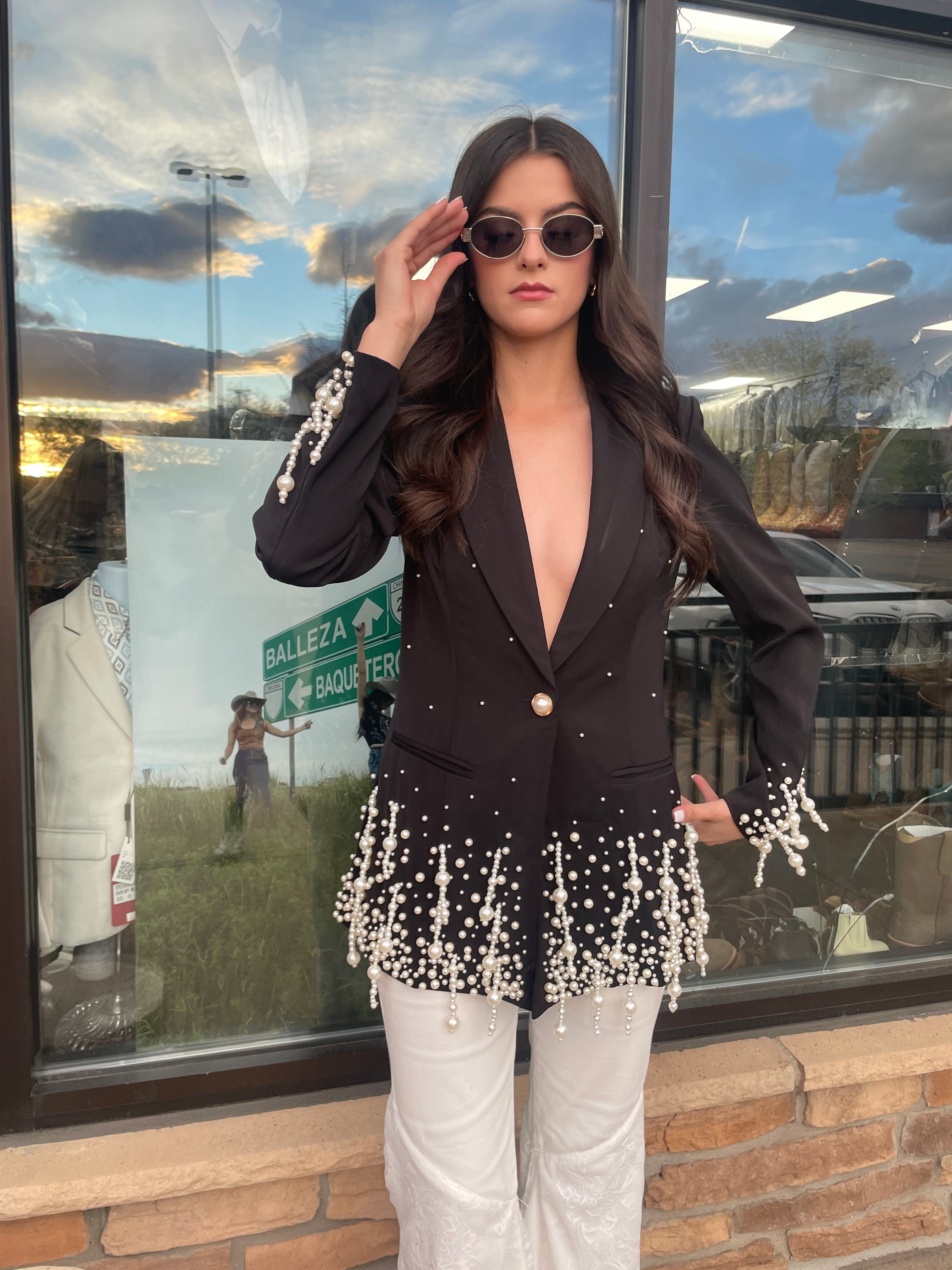 Perla Blazer Black