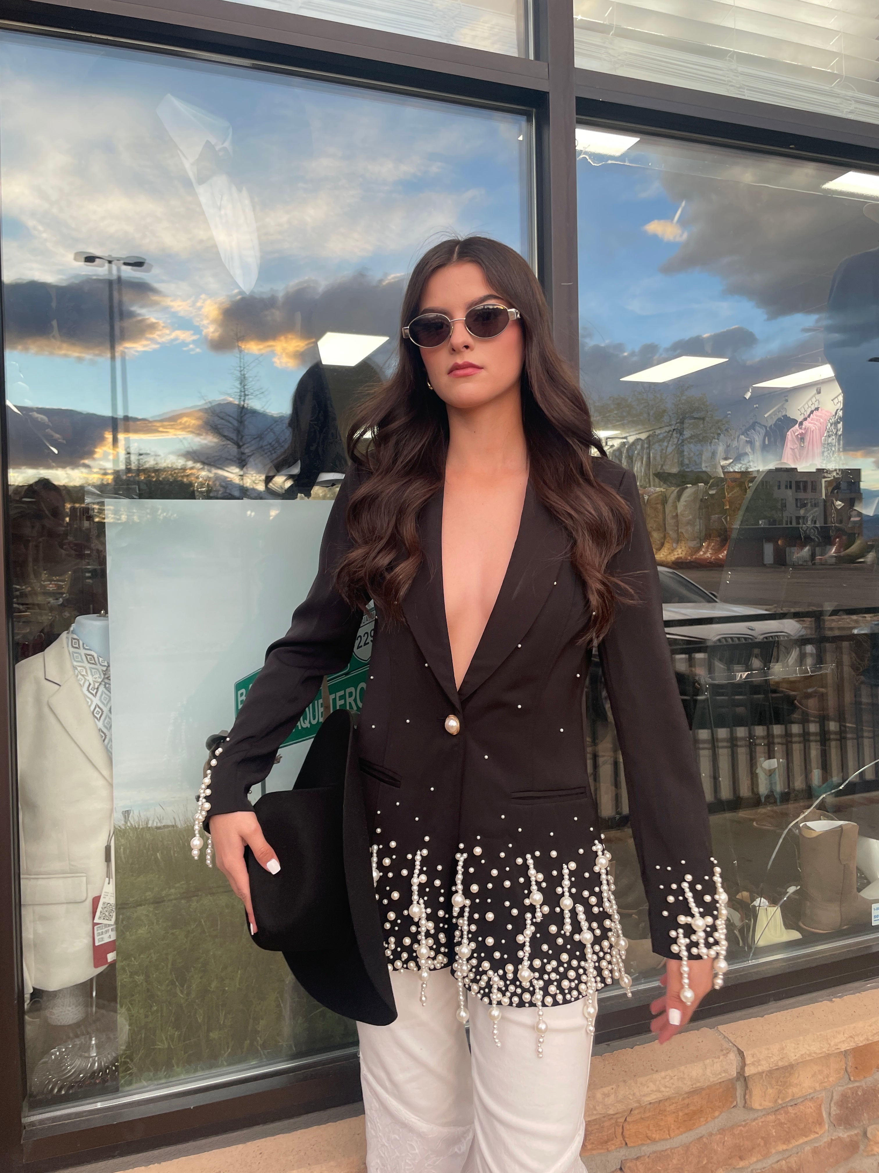 Perla Blazer Black
