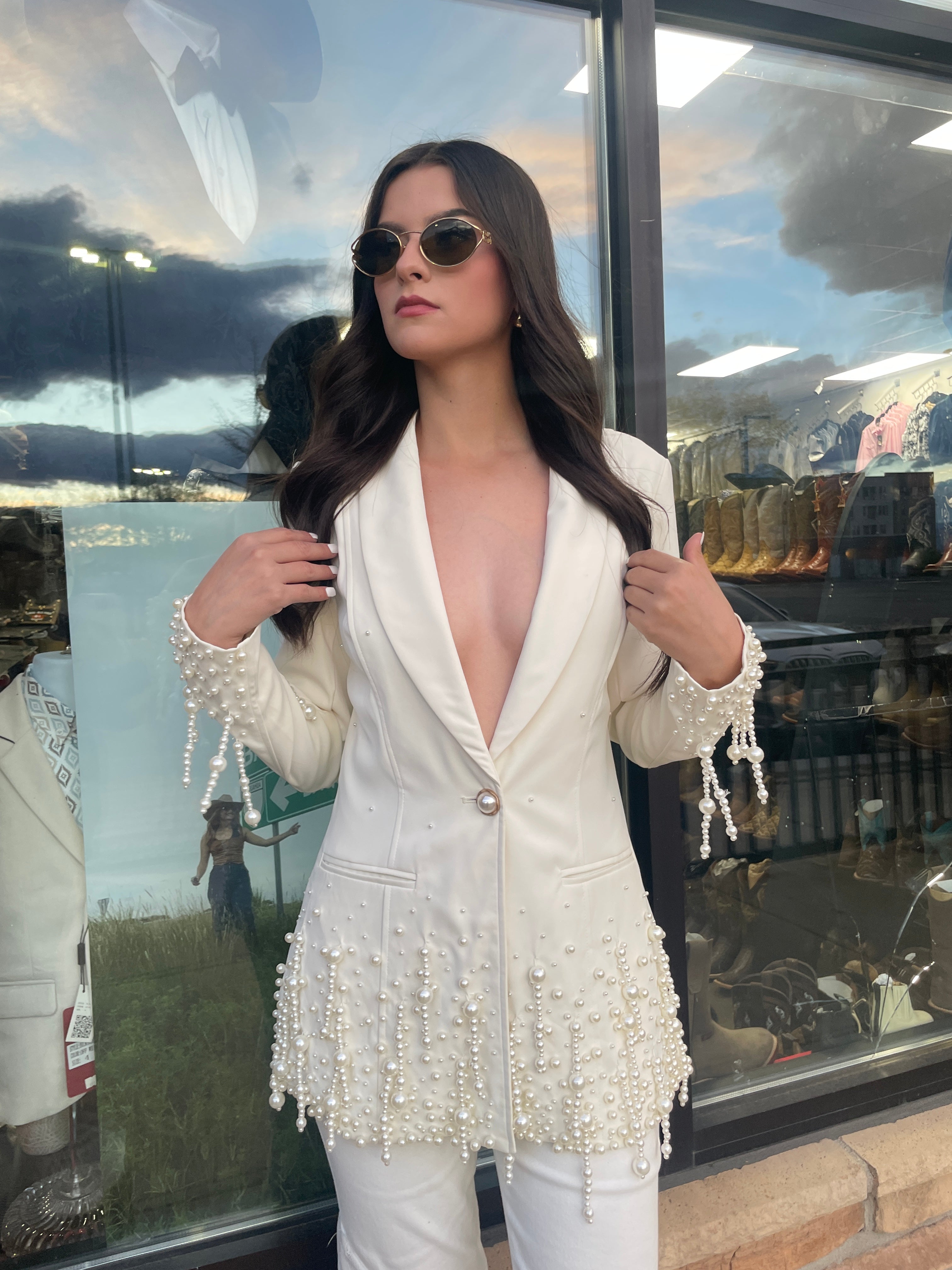 Perla Blazer Ivory
