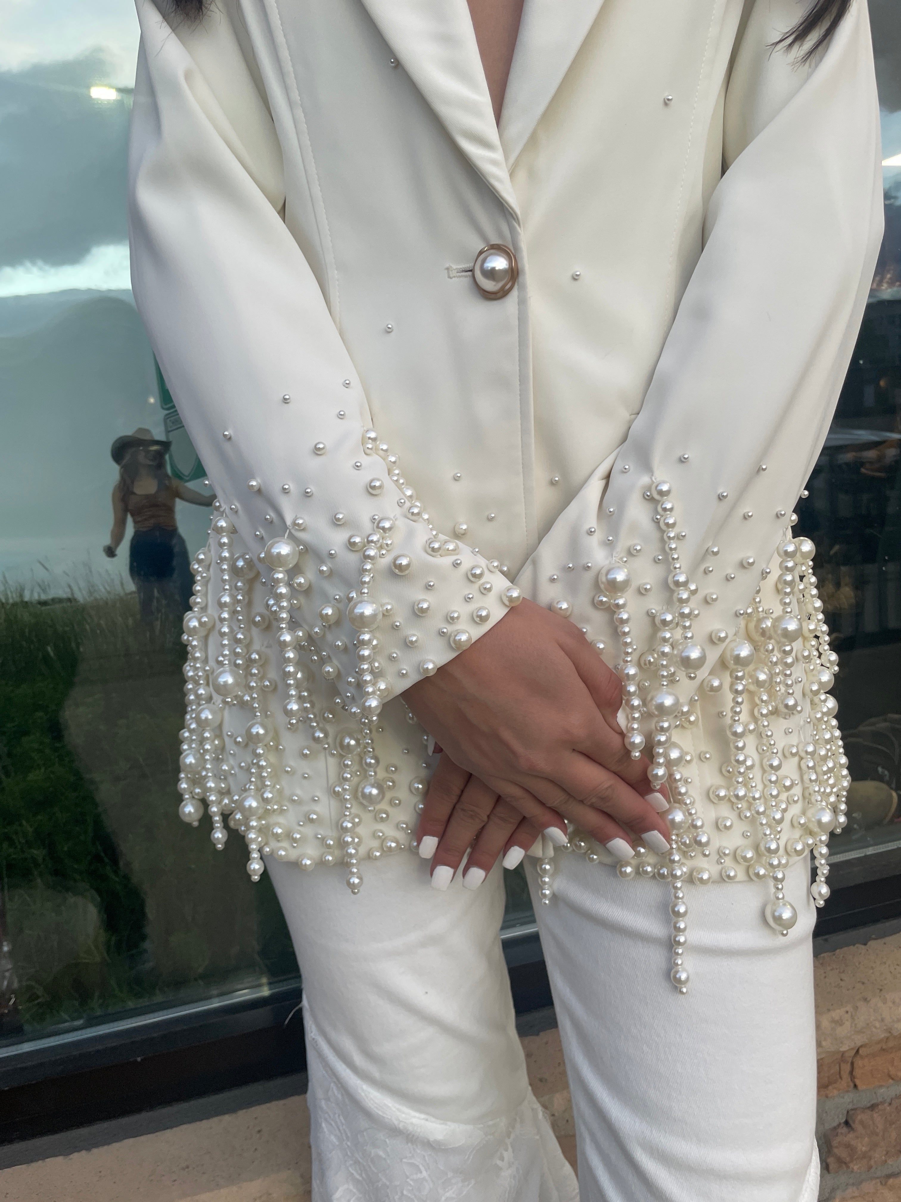 Perla Blazer Ivory