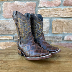 Boy's Brown Fish Print Boots