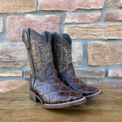 Boy's Brown Fish Print Boots