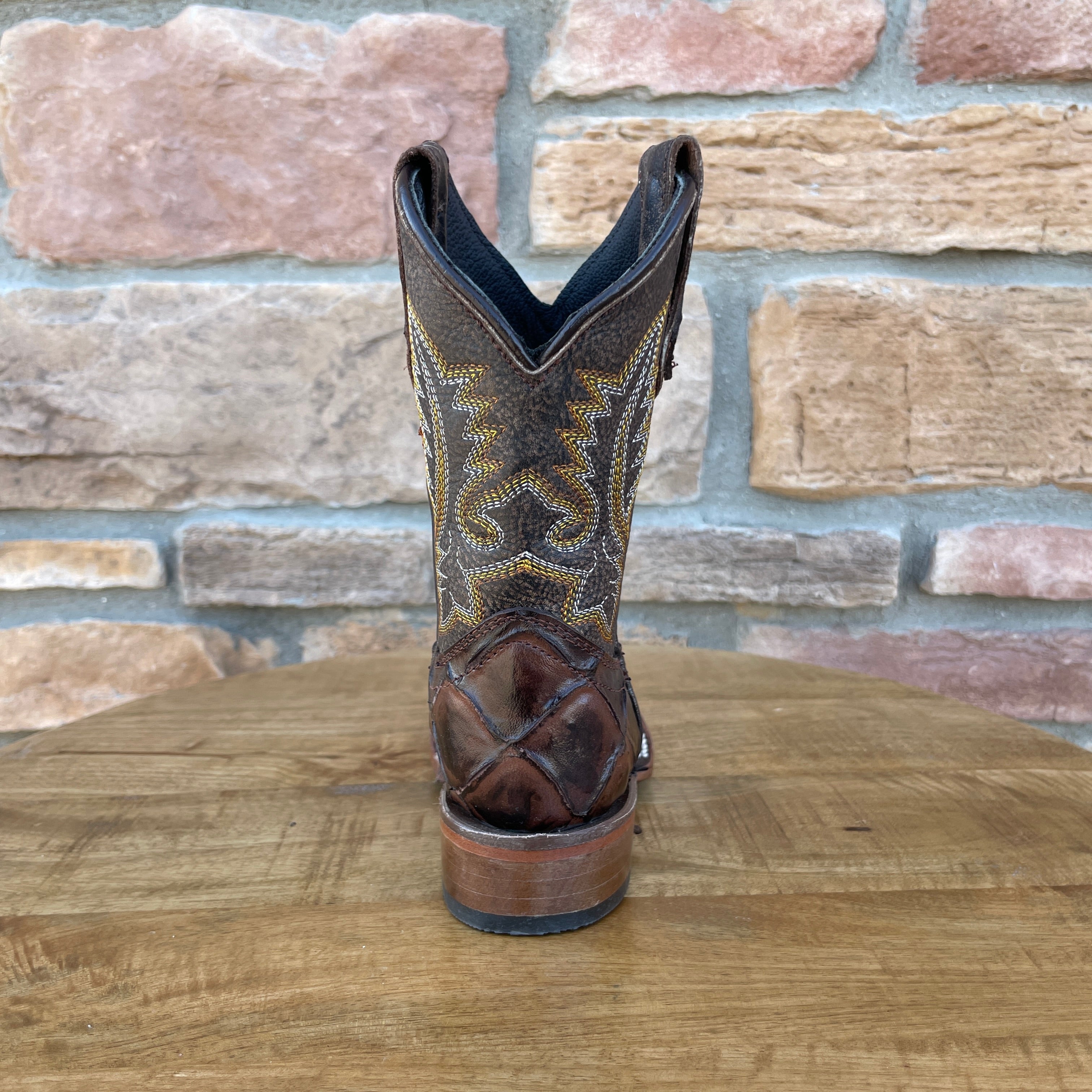Boy's Brown Fish Print Boots