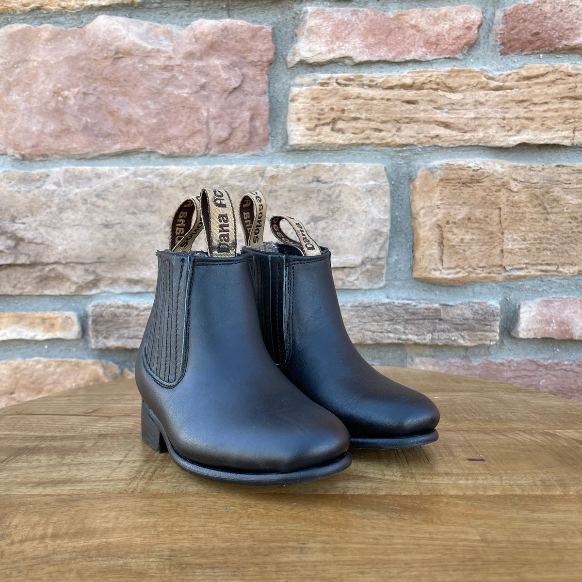 Boy's Black Botin