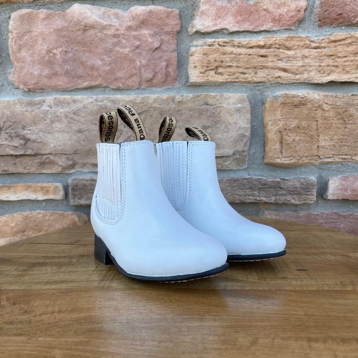 Boy's White Botin
