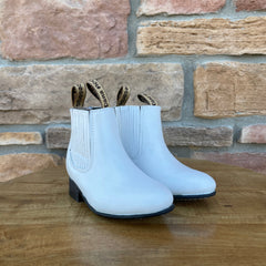 Boy's White Botin