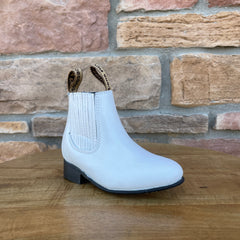 Boy's White Botin