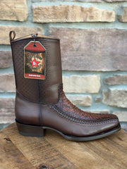 Men's Los Altos Boots Python 7X Toe Porto Brown