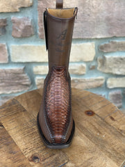 Men's Los Altos Boots Python 7X Toe Porto Brown