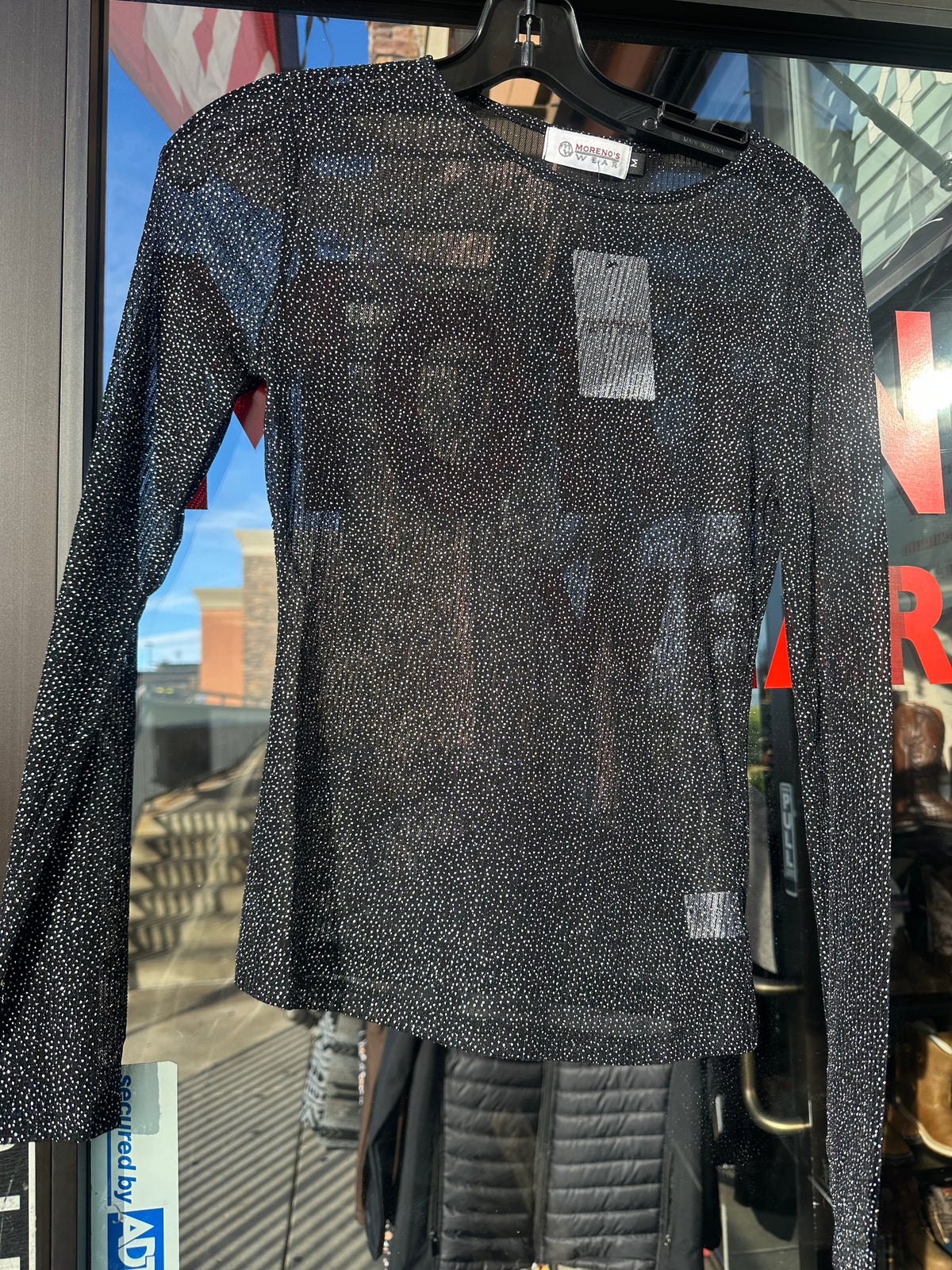 Iris Sheer Sparkly Top