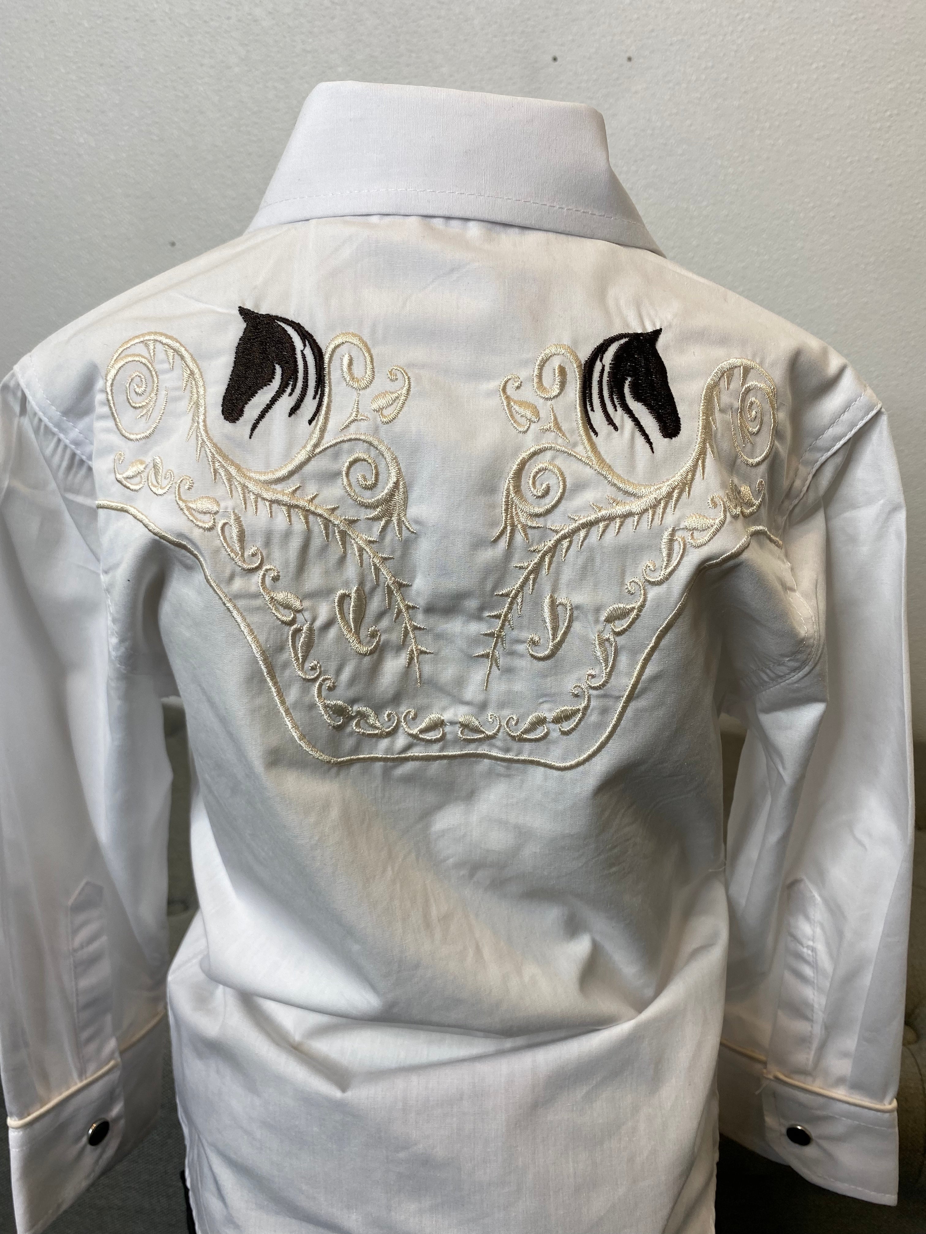 Azriel Vaquero White Shirt