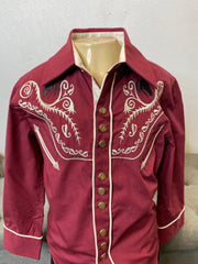 Azriel Vaquero Red Shirt
