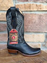 Women's Los Altos Black Dubai Square Toe Boots