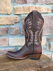 Women's Los Altos Brown Dubai Square Toe Boots