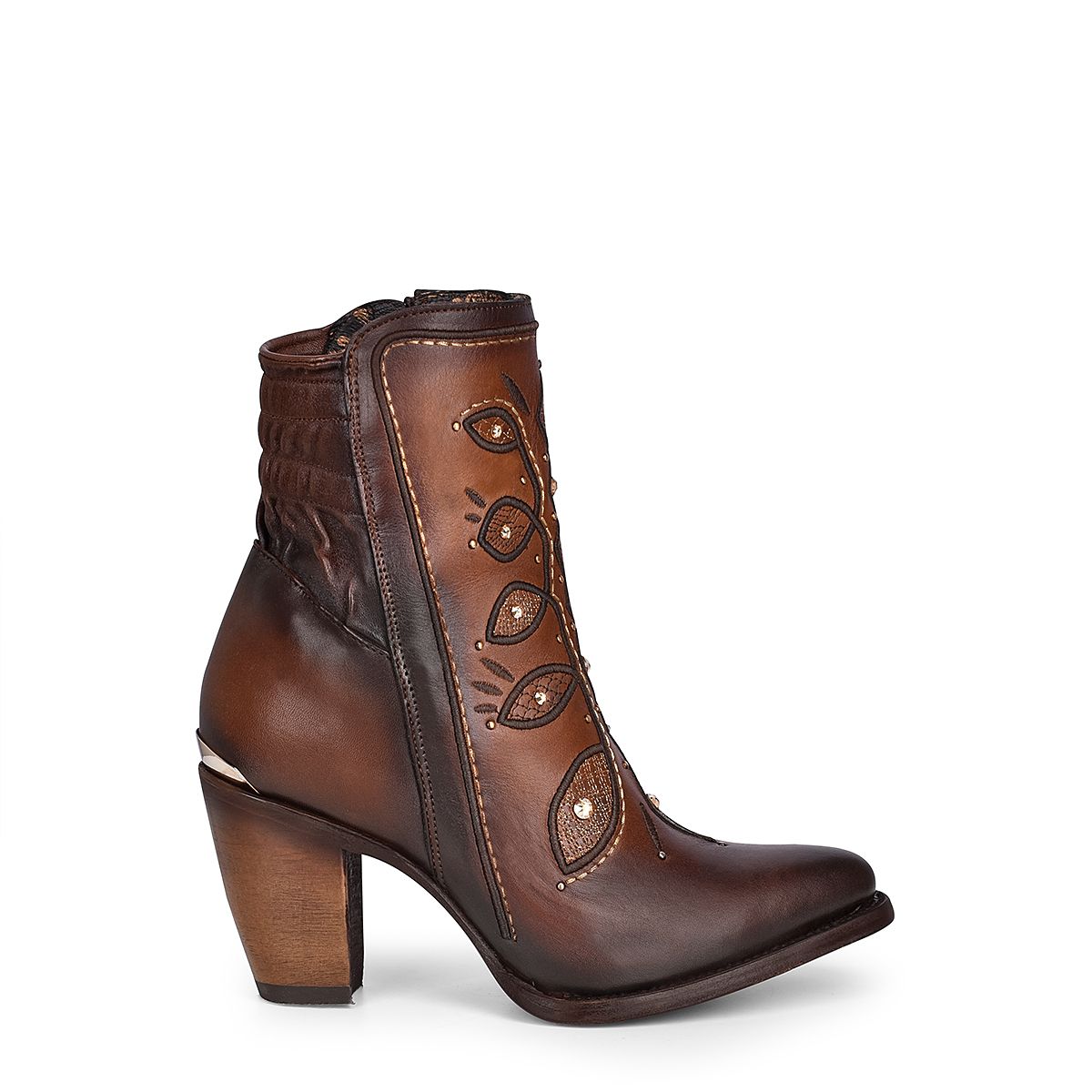 Cuadra Embroidery and Crystals Ankle Boot 3F89RS